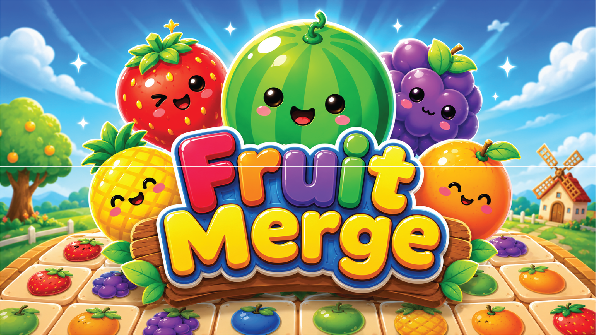 Fruit Merge 2048